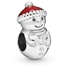 PANDORA Snowman and Santa Hat Charm - 798478C01