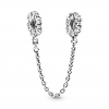 Pandora Clear Sparkle Safety Chain Charm