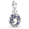 PANDORA My Blue Ocean Wave Dangle Charm