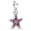PANDORA My Pink Starfish Dangle Charm