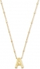 Kendra Scott Letter A Pendant Necklace Gold Metal