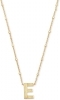 Kendra Scott Letter E Pendant Necklace - Gold Metal