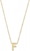 Kendra Scott Letter F Pendant Necklace Gold Metal