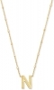 Kendra Scott Letter N Pendant Necklace in Gold