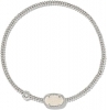 Kendra Scott Grayson Stretch Bracelet Silver Iridescent Drusy