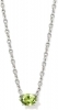 Kendra Scott Cailin Silver Pendant Necklace in Light Green Crystal