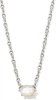 Kendra Scott Cailin Silver Pendant Necklace in Ivory Mother-of-Pearl