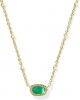 Kendra Scott Mini Elisa Gold Satellite Short Pendant Necklace