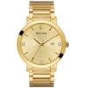 Bulova Modern Gold-Tone Stainless Steel Mens Watch 97D115