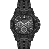 Bulova Octava Crystal Accent Black IP Chronograph Mens Watch 98C134
