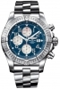 Breitling Super Avenger Blue Chronograph Mens Watch A1337011-C792