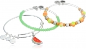 Alex and Ani Color Infusion - One in a Melon Set of 3 Bracelet Expandable