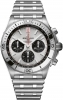 Breitling Chronomat B01 42 Silver Dial Steel Chronograph Mens Watch