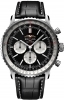 Breitling Navitimer B01 Chronograph 46 Black Dial Leather Mens Watch