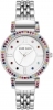 Anne Klein Silver-Tone Rainbow Crystal Bezel Ladies Watch AK-2929RBSV