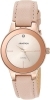 Armitron Rose Gold-Tone Diamond Accented Beige Leather Ladies Watch 75-5410RSRGBH