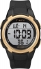 Timex Sport T100 Black/Gold Unisex Digital Watch TW5M33600