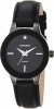 Armitron Black Leather Calfskin Dress Ladies Watch 75-5410BKTIBK