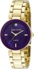 Anne Klein Gold-Tone Purple Dial with Second Hand Ladies Watch AK/1362PRGB