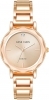 Anne Klein Rose Gold-Tone Sunray Dial Facetted Crystal Diamond Accent Ladies Watch AK/3966RGRG