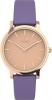 Timex Transcend 34mm Rose Gold/Purple Ladies Watch TW2V67100
