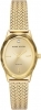 Anne Klein Gold-Tone Oval Champagne Sunray Facetted Crystal Mesh Ladies Watch AK/5244CHGB