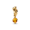 Pandora Moments Faceted Honey Eternity Circle Dangle Charm