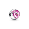 Pandora Moments Pink Pansy Flower Clip