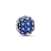 Pandora Sparkling Pave Round Blue Charm