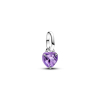 Pandora ME Purple Chakra Heart Mini Dangle Charm Sterling silver