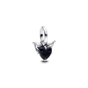 Pandora Winged Heart Mini Dangle Charm Sterling silver