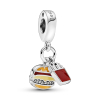 PANDORA Burger & Fries Best Friends Dangle Charm