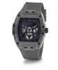 Guess Phoenix Skeleton Multi-function Grey Silicone Mens Watch GW0203G9
