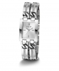 Guess ID Chain Glitz Accents Silver Tone Ladies Watch GW0668L1