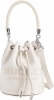 Marc Jacobs The Leather Bucket Bag - Cotton/Silver