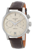 Longines 1832 Chronograph Automatic Beige Dial 42MM Leather Mens Watch