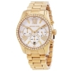 Michael Kors Lexington Lux Chronograph Gold-Tone Ladies Watch MK7241