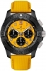 Breitling Avenger B01 Chronograph 44 Night Mission Yellow Dial Leather Automatic Mens Watch