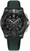 Breitling Super Avenger B01 Chronograph 46 Night Mission Black Dial Leather Automatic Mens Watch