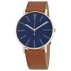 Skagen Signatur Leather Mens Watch SKW6355