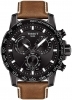 Tissot Supersport Chrono Leather Mens Watch T1256173605101