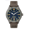 Timex Waterbury Traditional 40mm Gunmetal Case Blue Dial Unisex Watch TW2P83800