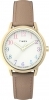 Timex Easy Reader Gold-Tone/Sustainable Beige Strap Ladies Watch TW2W32400