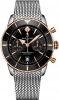 Breitling Superocean Heritage B01 Chronograph 42 Black Dial Two-Tone Gold Steel Automatic Mens Watch