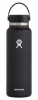 Hydro Flask Wide Mouth Water Bottle with Closeable Lid - 40 oz - Black