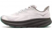 Hoka One Clifton 9 GORE-TEX Stealth Tech Mens Running Shoe - Grey/Harbor Mist/Barley -10