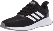 adidas Originals Womens Falcon Running Shoe Sneakers - Black/White/Grey - 5.5