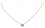 Dogeared Pearls of Wisdom White Pearl Sterling Silver Necklace - PS1021