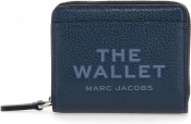 Marc Jacobs The Leather Mini Compact Wallet - Navy