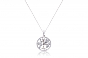 PANDORA Family Tree Pendant - 390384CZ-80